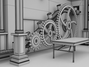 factory interior 3D Model