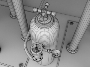 factory interior 3D Model