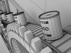 factory interior 3D Model
