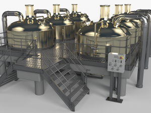 brewery scene 3D 모델