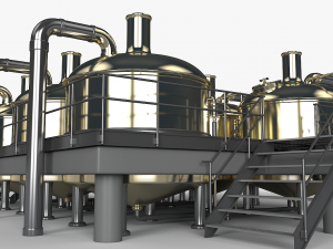brewery scene Modelo 3D
