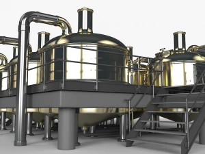 brewery scene 3D Model