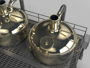 brewery scene 3D Model