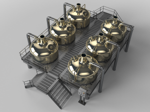 brewery scene Modelo 3D