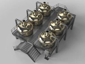 brewery scene 3D Model