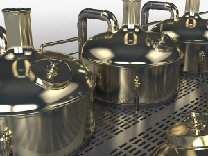 brewery scene 3D Model