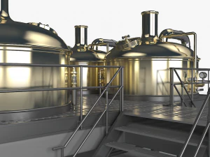 brewery scene 3D Model
