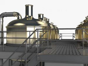 brewery scene 3D Model