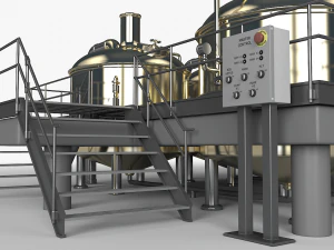 brewery scene 3D Model