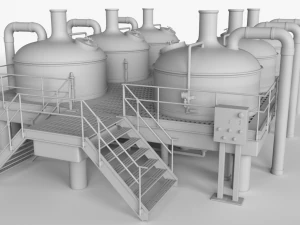 brewery scene 3D Model