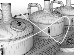 brewery scene Modelo 3D