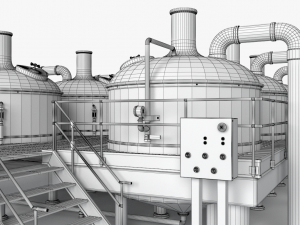 brewery scene Modelo 3D