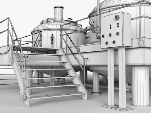 brewery scene 3D Model
