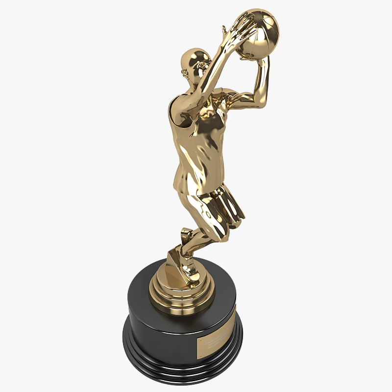 basketball trophy 3D Model .c4d .max .obj .3ds .fbx .stl .blend 