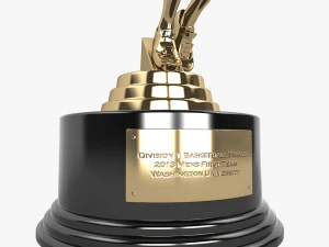 basketball trophy 3D Model