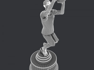 basketball trophy Model 3D