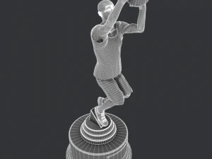basketball trophy 3D Model