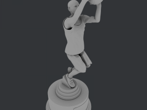 basketball trophy Model 3D