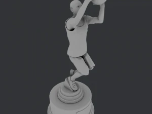 basketball trophy 3D Model