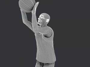 basketball trophy Model 3D