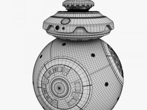 star wars droid Modello 3D
