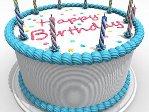 birthday cake 3D 모델