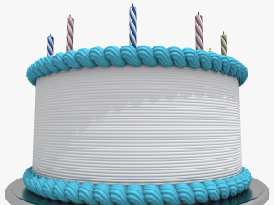 birthday cake 3D 모델