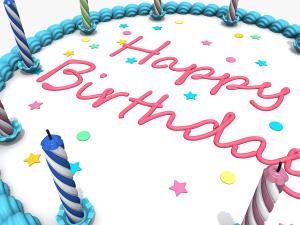 birthday cake 3D 모델