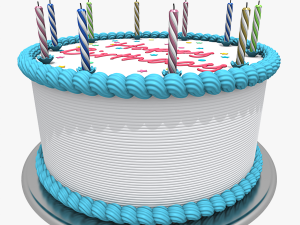 birthday cake 3D 모델