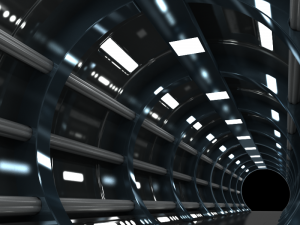 sci-fi spaceship corridor 3D 모델