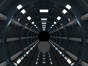 sci-fi spaceship corridor 3D Model