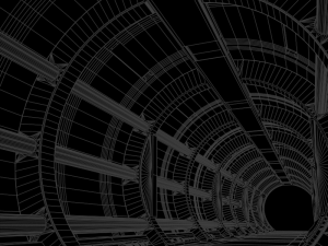 sci-fi spaceship corridor 3D Model
