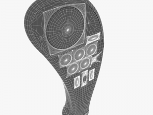 click remote 3D मॉडल