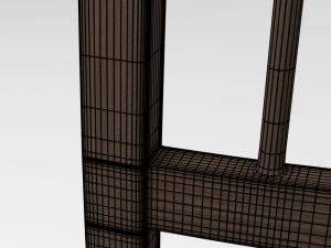 dark wood chair 3Dモデル
