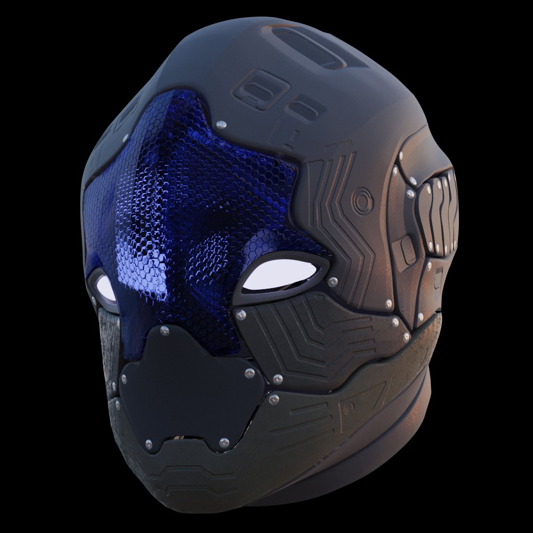 Biker Head 3d Model In Other 3dexport