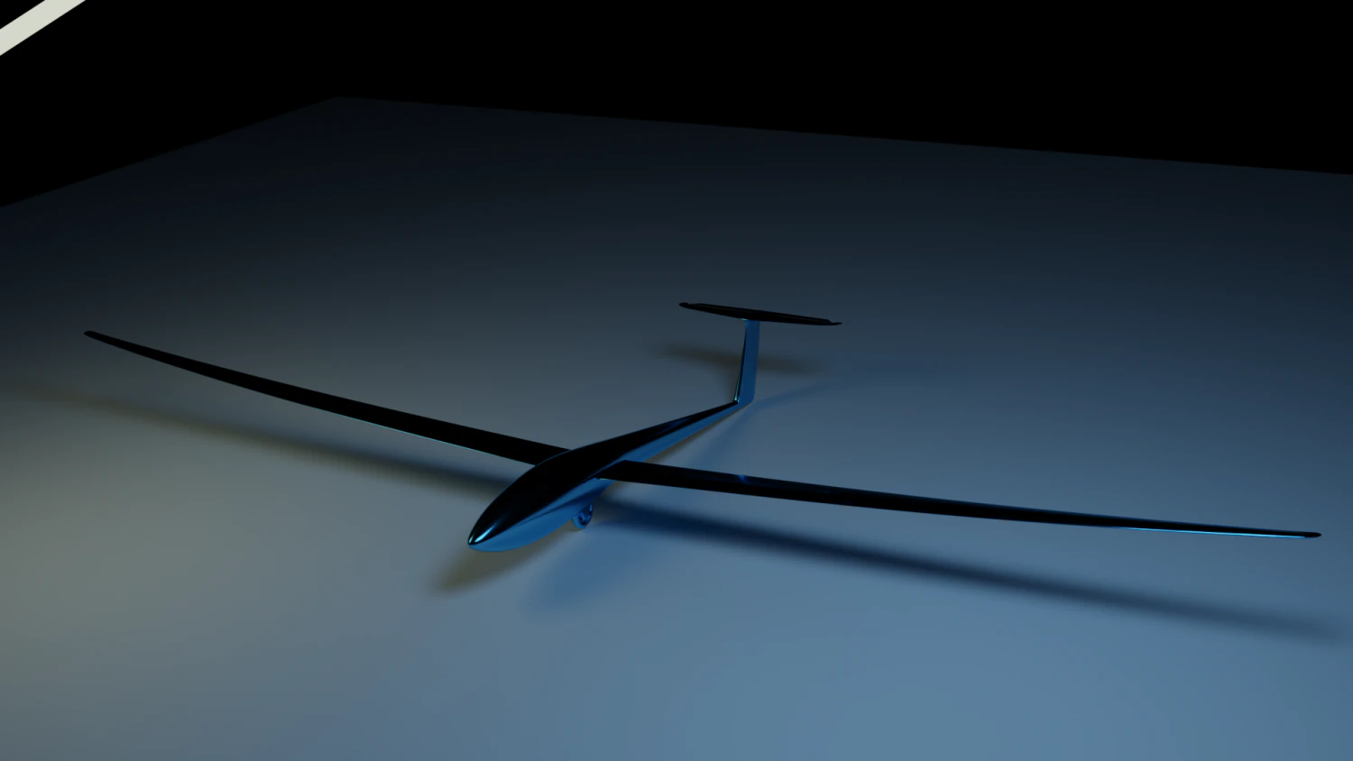 glider 3D Model .c4d .max .obj .3ds .fbx .stl .blend 