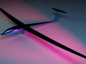glider 3D 모델