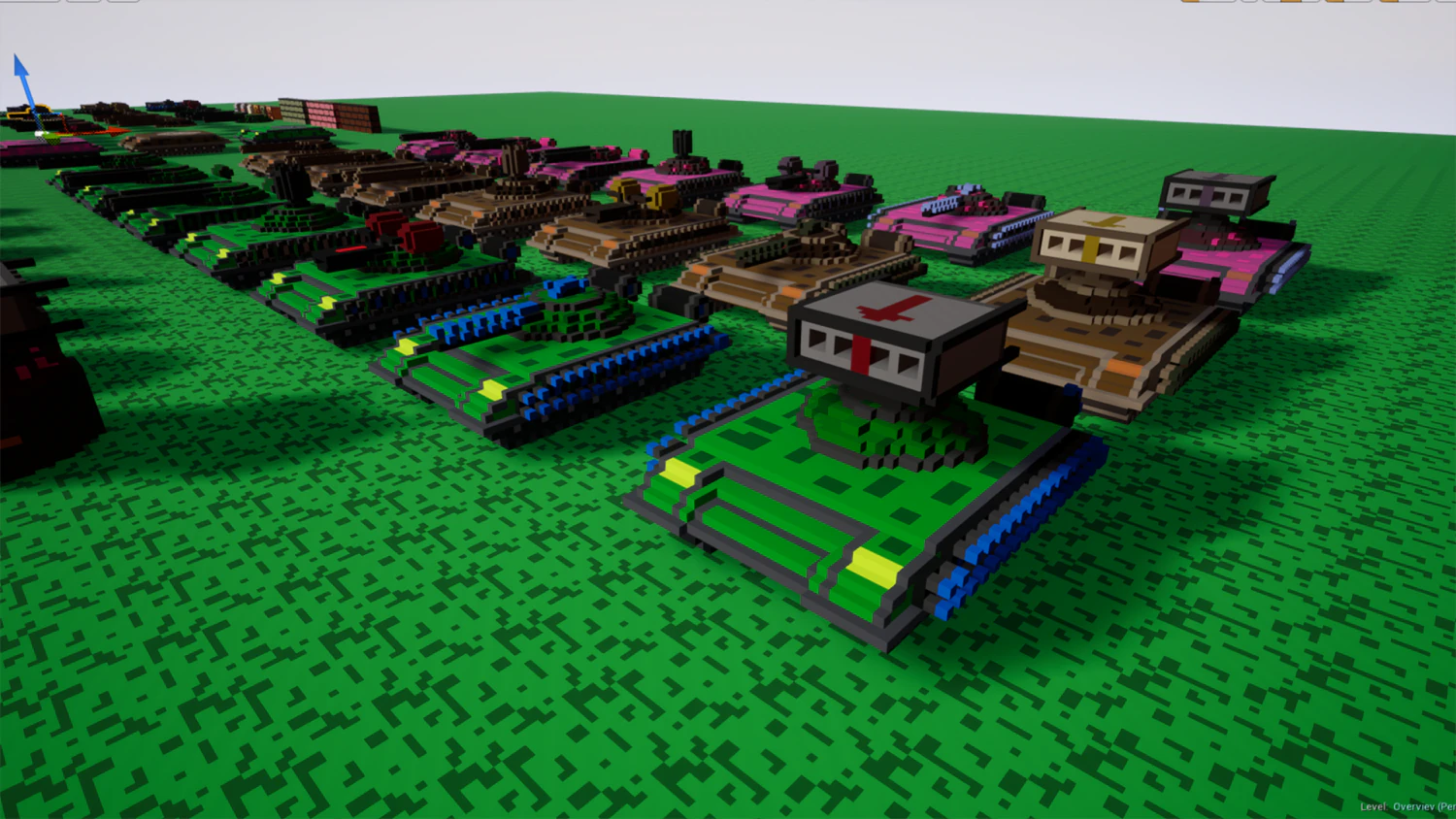 tank model kit for gamedev 3D Model .c4d .max .obj .3ds .fbx .stl .blend