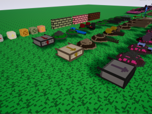 tank model kit for gamedev 3D Модель