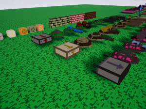 tank model kit for gamedev 3D Model