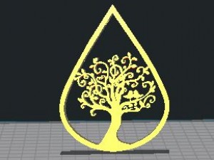 tree pendant 3D 프린트 모델