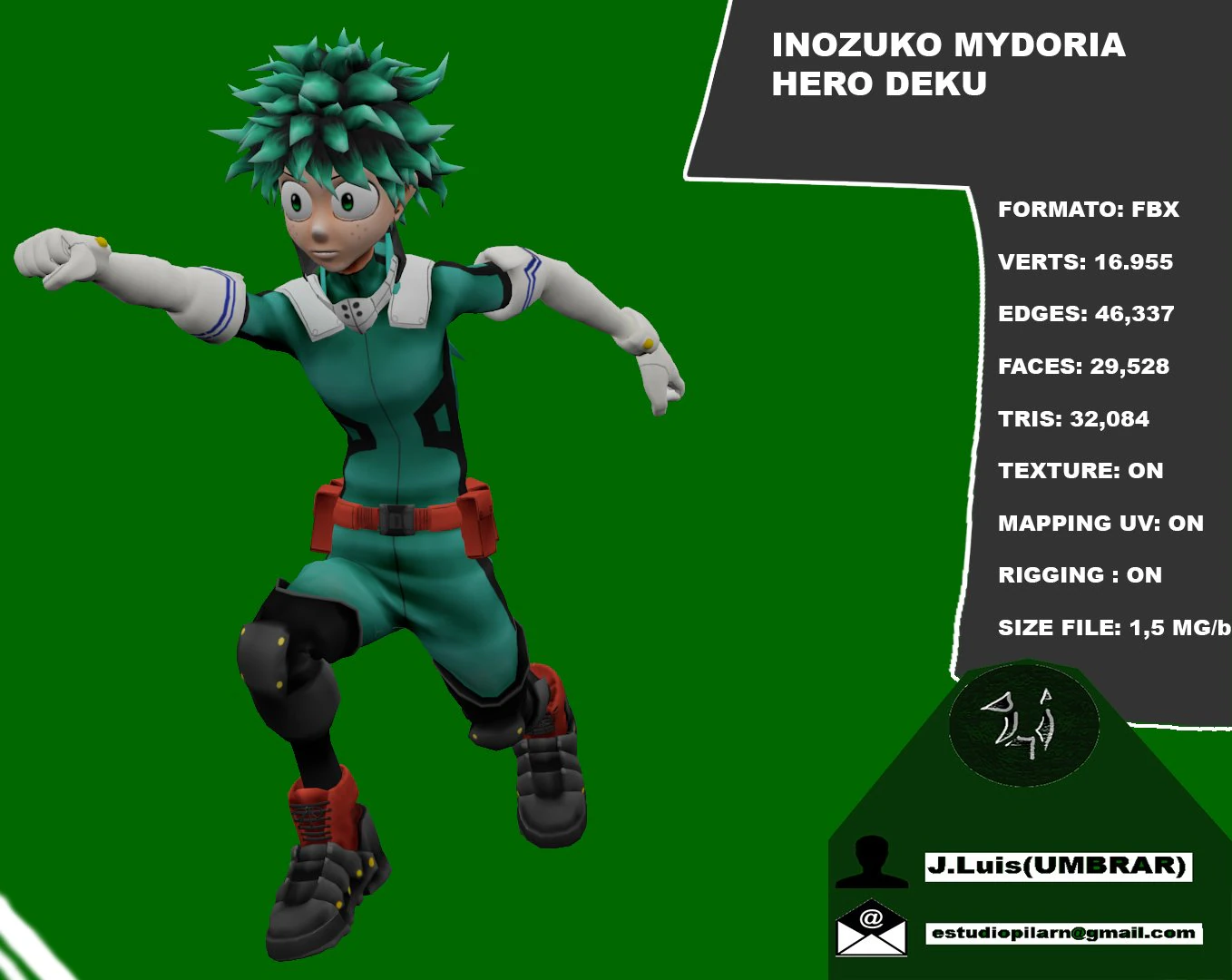 mydoria 3D Model .c4d .max .obj .3ds .fbx .stl .blend