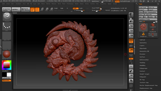 estrangeiro Modelo 3D .c4d .max .obj .3ds .fbx .stl .blend