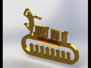 medal hanger volleyball 3D Print Model