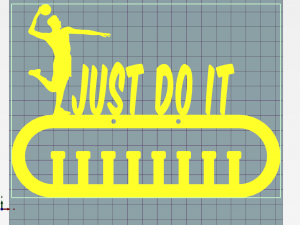 medal hanger volleyball 3D Принт Модель