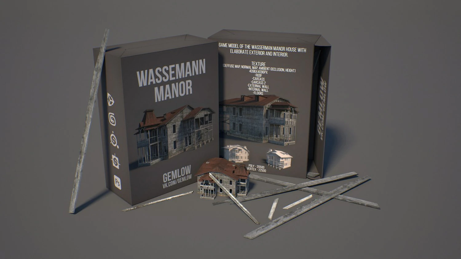old maron vasserman 3D Model .c4d .max .obj .3ds .fbx .stl .blend