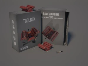 도구 상자 3D 모델