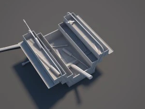 도구 상자 3D 모델