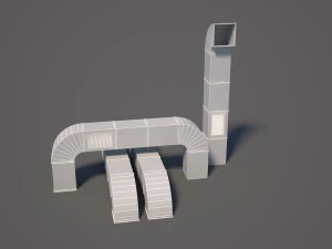 ventilation tube 3D Model
