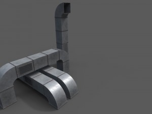 ventilation tube Modèle 3D
